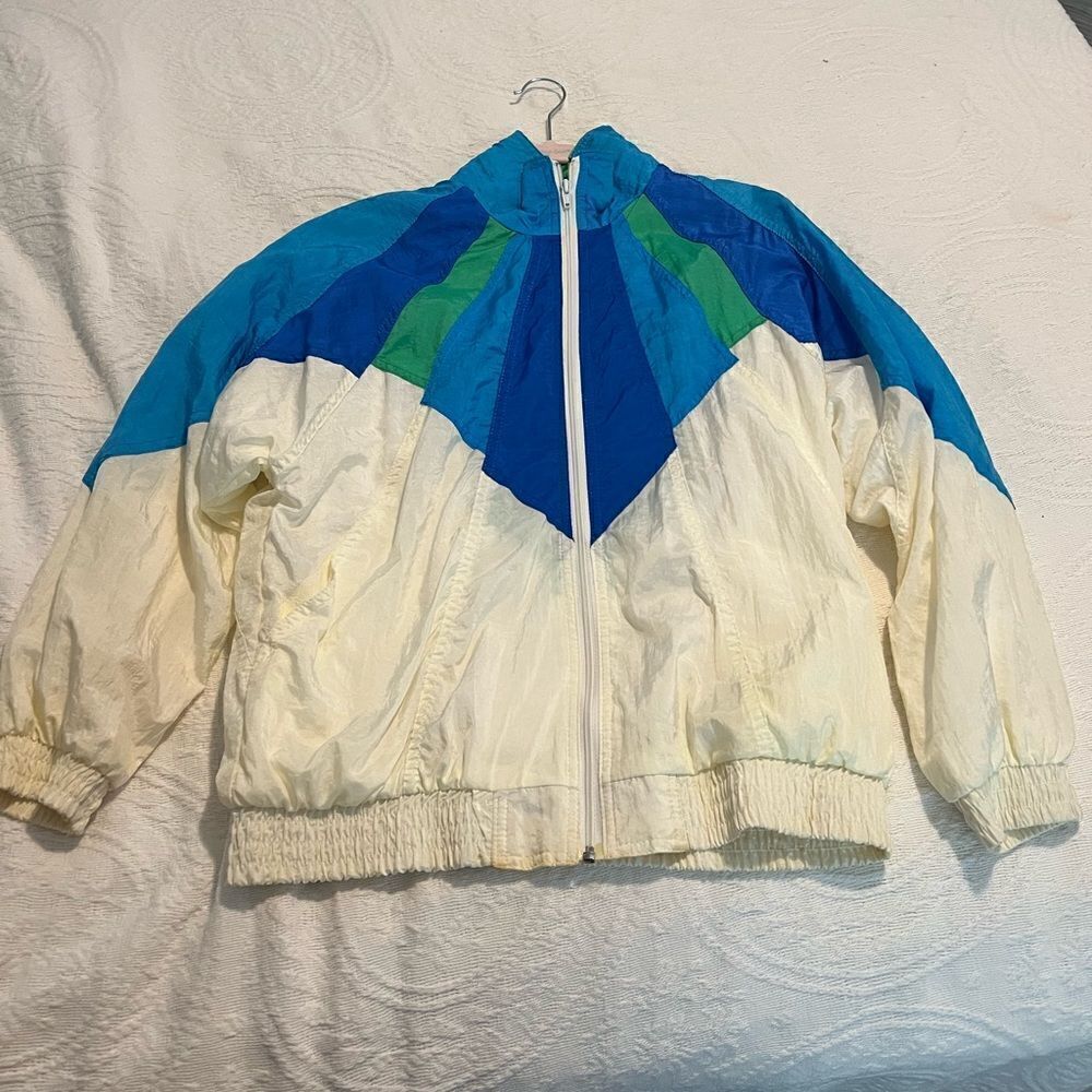 Vintage 90s Athleisurewear Colorblock Windbreaker Track Jacket Unisex